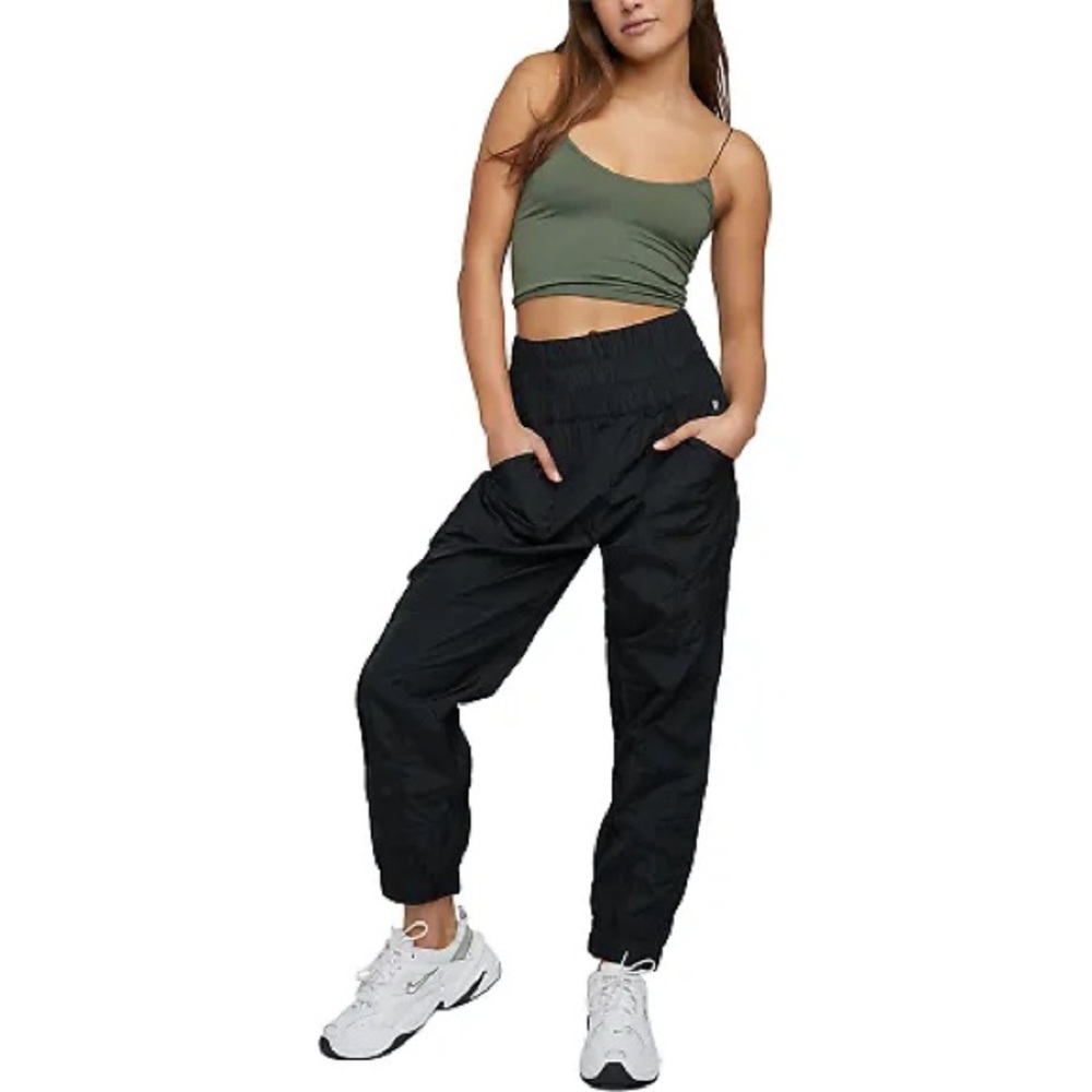 Free People Movement The Way Home Joggers Black Sz XS